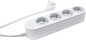 Preview: Shelly Power Strip 4 Gen4 - Smarte Steckdosenleiste 4-fach, Weiß WLAN, BT, Zigbee, Matter