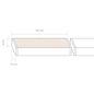 Preview: SIGOR Lichtschiene Luxi Link Schiene 150mm 3W 3000K IP20 100° 270lm Ra82