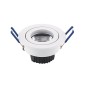 Preview: SIGOR 5,5W Argent Downlight 380lm 3000K 36° dimmbar LED-Modul Weiss