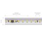 Preview: SIGOR 8W/m Hochvolt LED-Streifen 3000K 25m 120LED/m IP65 230V 580lm/m Ra90