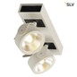 Preview: SLV 1000130 KALU LED 2 Wand- und Deckenleuchte weiss schwarz 3000K 60°