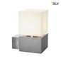 Preview: SLV 1000336 SQUARE WALL E27 Outdoor Wandleuchte Edelstahl max. 20W IP44