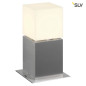 Preview: SLV 1000344 SQUARE POLE 30 E27 Outdoor Stehleuchte Edelstahl max. 20W IP44
