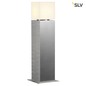 Preview: SLV 1000345 SQUARE POLE 60 E27 Outdoor Stehleuchte Edelstahl max. 20W IP44