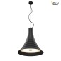 Preview: SLV 1000435 BATO 45 PD LED Indoor Pendelleuchte schwarz LED 2700K