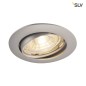 Preview: SLV 1000721 PIKA QPAR51 Deckeneinbauleuchte schwenkbar silbergrau max. 50W