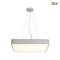 Preview: SLV 1000727 MEDO 60 SQUARE LED Deckenleuchte silbergrau 1-10V 3000K