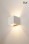 Preview: SLV 1000910 SOLID CUBE Wandleuchte QT14 grau max. 25W