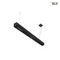 Preview: SLV 1000927 Q-LINE PD LED Indoor Pendelleuchte 1m BAP schwarz 3000K