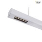 Preview: SLV 1000928 Q-LINE PD LED Indoor Pendelleuchte 1m BAP silber 3000K