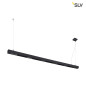 Preview: SLV 1000930 Q-LINE PD LED Indoor Pendelleuchte 2m BAP schwarz 3000K