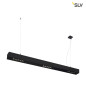 Preview: SLV 1000933 Q-LINE PD LED Indoor Pendelleuchte 1m BAP schwarz 4000K
