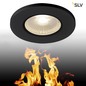 Preview: SLV 1001015 KAMUELA ECO LED Fire-rated Deckeneinbauleuchte schwarz 3000K 38° dimmbar IP65