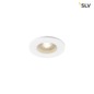 Preview: SLV 1001016 KAMUELA ECO LED Fire-rated Deckeneinbauleuchte weiss 3000K 38° dimmbar IP65