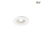 Preview: SLV 1001018 KAMUELA ECO LED Fire-rated Deckeneinbauleuchte weiss 4000K 38° dimmbar IP65