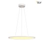 Mobile Preview: SLV 1001343 LED PANEL ROUND Pendeleuchte weiss LED 40W dimmbar 2700K