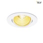 Preview: SLV 1001989 NEW TRIA rund LED Indoor Deckeneinbauleuchte weiß dimmbar 1800-3000K 7,2W