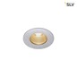 Preview: SLV 1002100 PATTA-I LED Outdoor Deckeneinbauleuchte rund DL IP65 silber 1800-3000K
