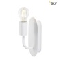 Preview: SLV 1002147 FITU WL Indoor Wandaufbauleuchte E27 weiss max. 24W