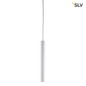 Preview: SLV 1002160 FITU PD Indoor Pendelleuchte E27 weiß max. 60W