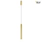 Preview: SLV 1002171 HELIA 40 PD LED Indoor Pendelleuchte soft gold 3000K Aufbauversion