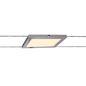 Preview: SLV 1002866 PLYTTA rectangular, Seilleuchte für TENSEO Niedervolt-Seilsystem, 2700K chrom