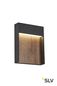 Preview: SLV 1002953 FLATT Outdoor LED Wandaufbauleuchte 3000K IP65 anthrazit/braun