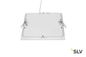 Mobile Preview: SLV 1003012 SENSER 18 LED Deckeneinbauleuchte eckig weiß