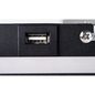 Preview: SLV 1003455 SOMNILA SPOT LED Wandleuchte 3000K schwarz Version links inkl. USB Anschluss