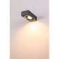 Preview: SLV 1004748 ESKINA FRAME WL, Outdoor LED Wandleuchte double anthrazit CCT switch 3000/4000K IP65