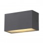 Preview: SLV 1005151 SITRA CUBE M Wandaufbauleuchte anthrazit 1700Lm 14W
