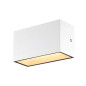 Preview: SLV 1005153 SITRA M, LED Outdoor Wandaufbauleuchte, weiss, CCT switch 3000/4000K, IP44 IP65