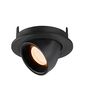 Preview: SLV 1005867 NUMINOS GIMBLE S, Deckeneinbauleuchte schwarz 2700K 20°