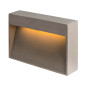 Preview: SLV 1006404 CONCRETO M, WL Wandaufbauleuchte grau, 8.5W, 350lm, 3000K IP65