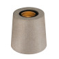 Preview: SLV 1006408 CONCRETO FL, Stehleuchte, Standlampe rund GU10 grau 10W IP65