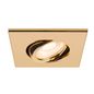 Preview: SLV 1007187 Universal Downlight Abdeckung, für Downlight schwenkbar, eckig, gold