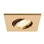 Preview: SLV 1007187 Universal Downlight Abdeckung, für Downlight schwenkbar, eckig, gold
