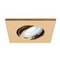Preview: SLV 1007187 Universal Downlight Abdeckung, für Downlight schwenkbar, eckig, gold
