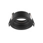 Preview: SLV 1007451 NEW TRIA 68, Deckeneinbauring, vertieft, D: 8.2 H: 4.4 cm, schwarz