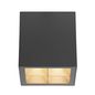 Preview: SLV 1007461 S-CUBE, LED Deckenaufbauleuchte, 2700/3000K, 15W, PHASE, 80°, anthrazit