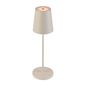 Preview: SLV 1007697 VINOLINA TWO, LED Akku-Tischleuchte IP65, 2200/2700/3000K, TOUCH, beige