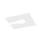 Preview: SLV 1 SYSTEM, Abdeckung, L: 10 B: 10 cm, weiß 1008148