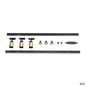 Preview: SLV 1008904 PURI 2.0, 1Ph., Triple Track Set, QPAR51, gold/schwarz