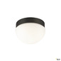 Preview: SLV 1008944 CYFT DOME, Wand- und Deckenaufbauleuchte, 2700/3000/4000 K, 6,5 W, PHASE, schwarz / milchig