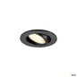 Preview: SLV 1009005 NEW TRIA® 45, DL, rund, Deckeneinbauleuchte, 3000 K, 24°, schwarz