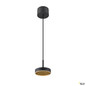 Preview: SLV 1009014 GRIP! FLAT, Pendelleuchte, PHASE, 2700/3000 K, schwarz / gold