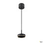 Preview: SLV 1009014 GRIP! FLAT, Pendelleuchte, PHASE, 2700/3000 K, schwarz / gold