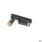 Preview: SLV 1009078 GRIP! M, Deckenaufbauleuchte, double, PHASE, 2700 K, 28 W, 42°, schwarz / gold