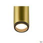 Preview: SLV 1009090 GRIP! M, Deckeneinbauleuchte, PHASE, 2700 K, 42°, IP20, zylindrisch, gold / schwarz