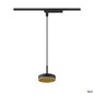 Preview: SLV 1009133 GRIP! FLAT, 1~ Pendelleuchte, PHASE, Pendellänge 200 cm, 2700/3000 K, schwarz / gold